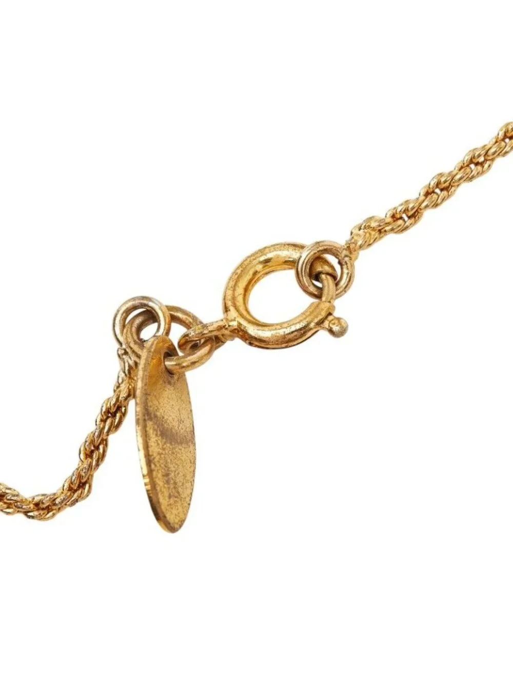 Chanel CC Logo Pendant Gold Plated